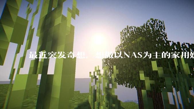 最近突发奇想，想做以NAS为主的家用媒体中心。下面是我做的一个草图，各位大神看看可行吗？